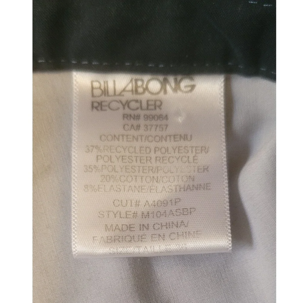 Billabong Recycler Mens Striped Board Shorts Charcoal Teal Orange M104ASBP 34‎
